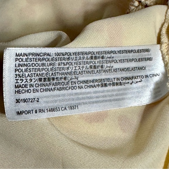 KEEPSAKE THE LABEL Charmed Puff Sleeve Smocked Square Neckline Floral Mini Dress - Picture 16 of 16